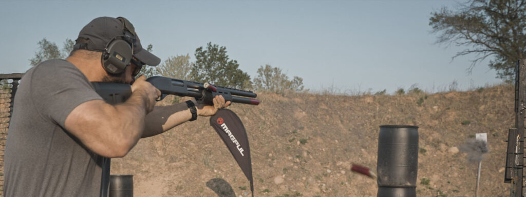 Remington 870 Pump Shotgun with Magpul Stock and Foregrip