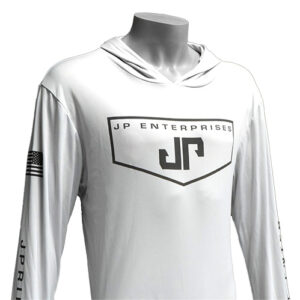 JP Hooded Sun Shirt, Light Gray, Small