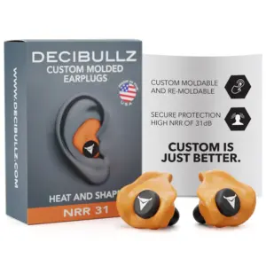 Decibullz Custom Molded Earplugs 31dB NRR