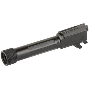 Faxon Match Series Straight Fluted Threaded Barrel - SIG P365, 9mm, 1/2x28, Black Nitride