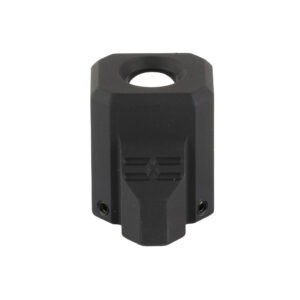 Faxon EXOS-513 Compensator - Glock 17, 19, 34 Gen 3 and FX-19, 9mm, 1/2x28, Black