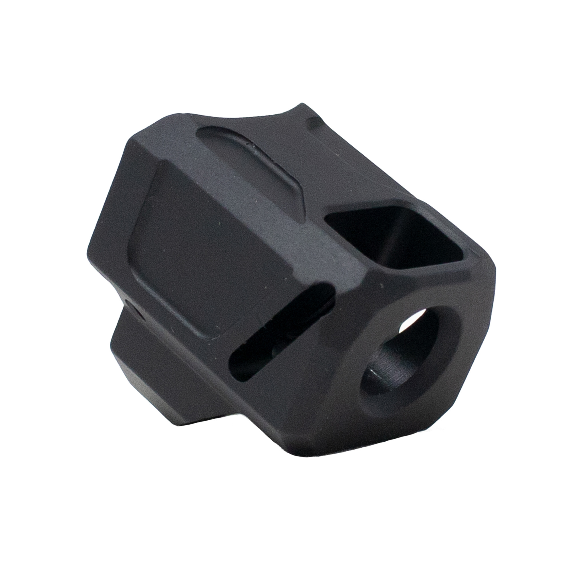 Faxon EXOS-553 Compensator - Glock 17, 19, 34 Gen 5, 9mm, 1/2x28, Black