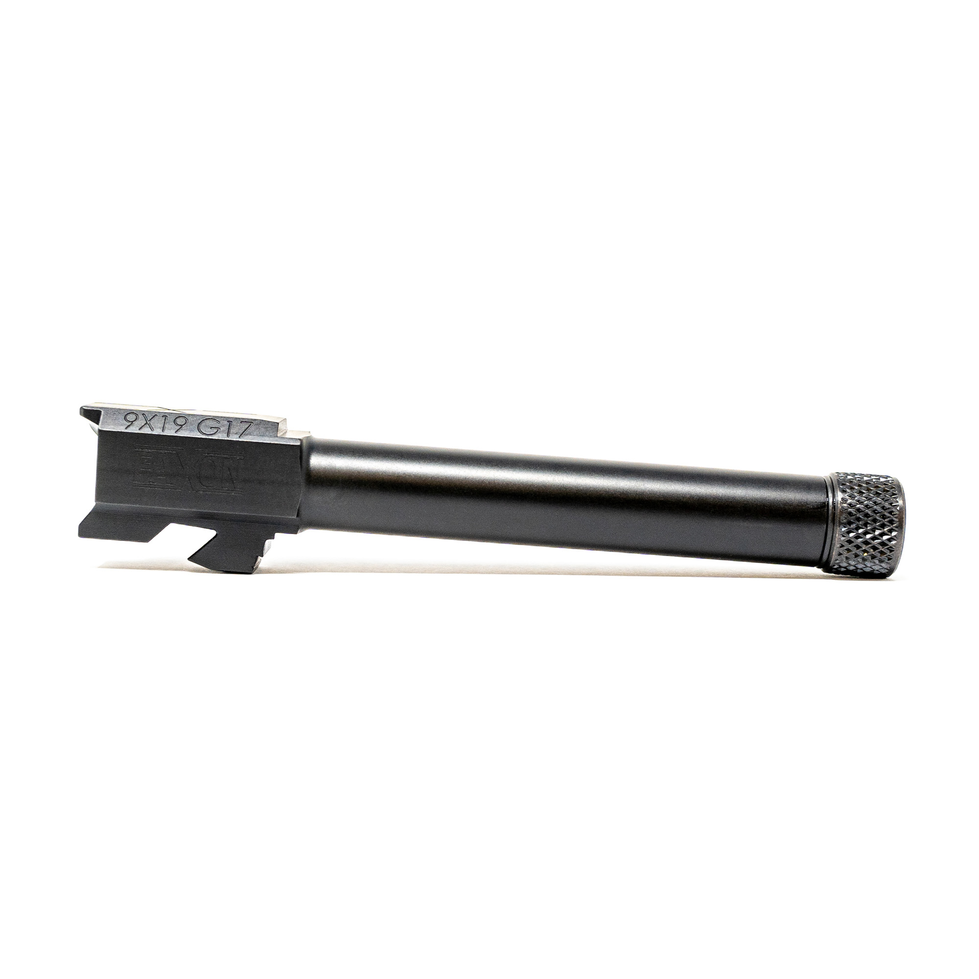 Faxon Duty Series Threaded Barrel - Glock 17 Gen 3/4, 9mm, 1/2x28, Black Nitride