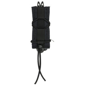 High Speed Gear single Pistol TACO magazine pouch in black with MOLLE clips