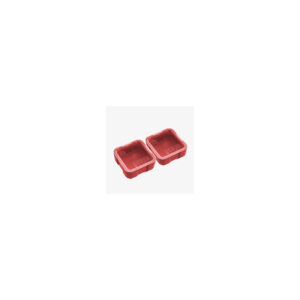 Magpul DAKA Bins 2x2 in red, two polymer bins with lids for the DAKA GRID Organizer