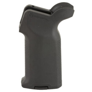 Magpul MOE-K2+ AR15 pistol grip in black with rubber overmold and 17 degree grip angle