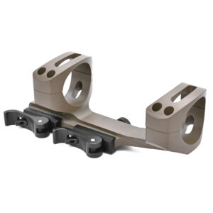Warne QD X-SKEL skeletonized one-piece cantilever scope mount with dual quick-detach levers, Dark Earth