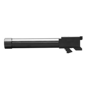 SilencerCo Threaded Barrel - Glock 43 and 43X, 9mm, 1/2x28, Black Nitride