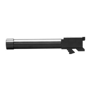 SilencerCo 9mm threaded barrel for Glock 17 Gen 5, black nitride, 1/2x28 threads with thread protector