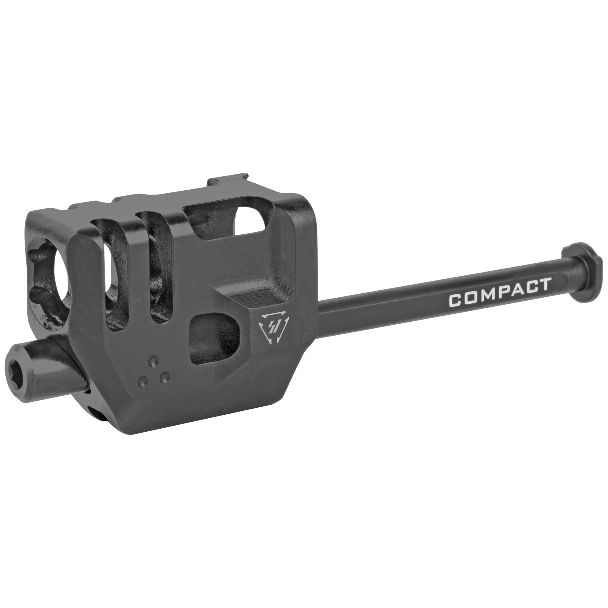 Strike Industries Mass Driver Compensator - Glock 19 Gen 3, 9mm, Guide Rod Mount, Black