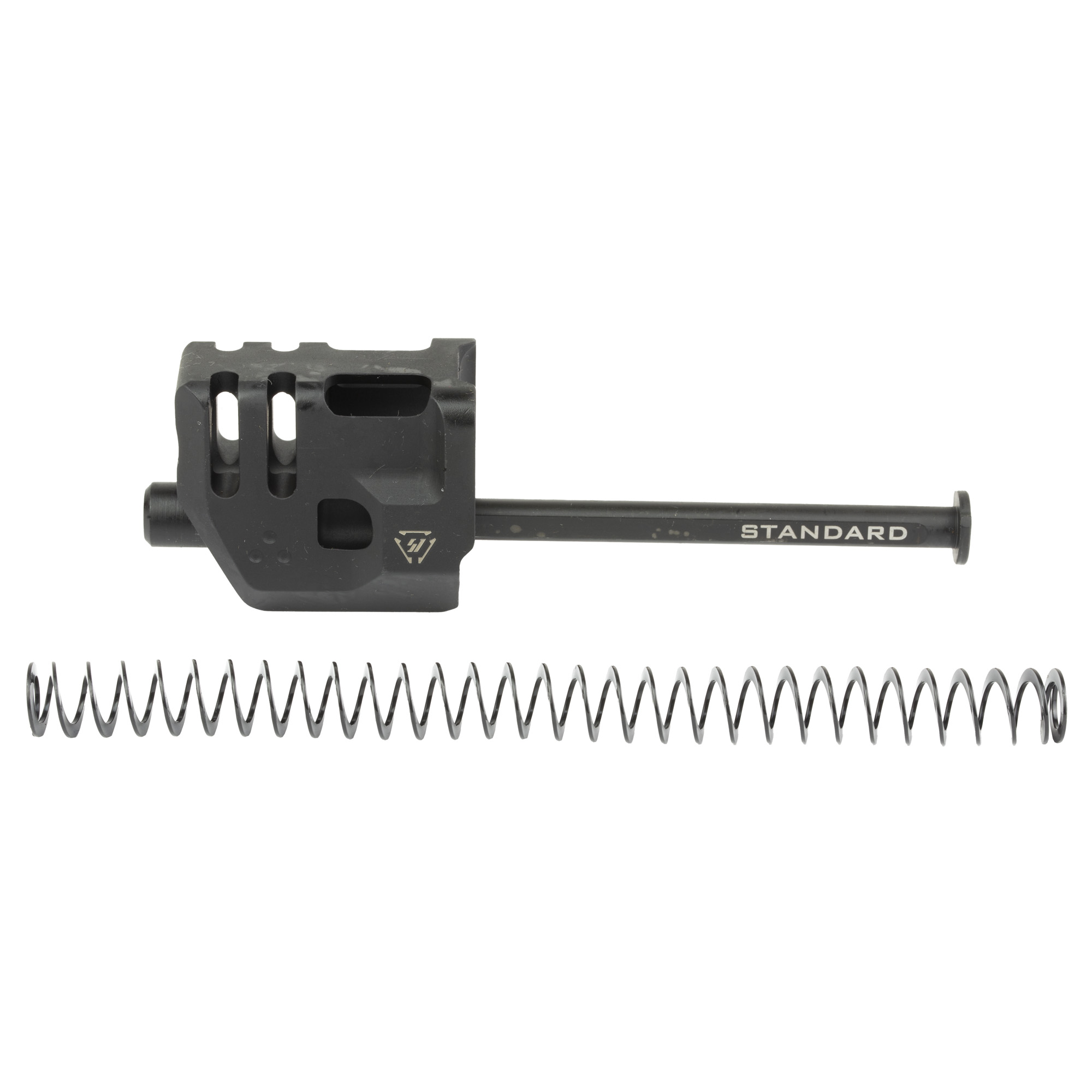 Strike Industries Mass Driver Compensator - Glock 17 Gen 3, 9mm, Guide Rod Mount, Black