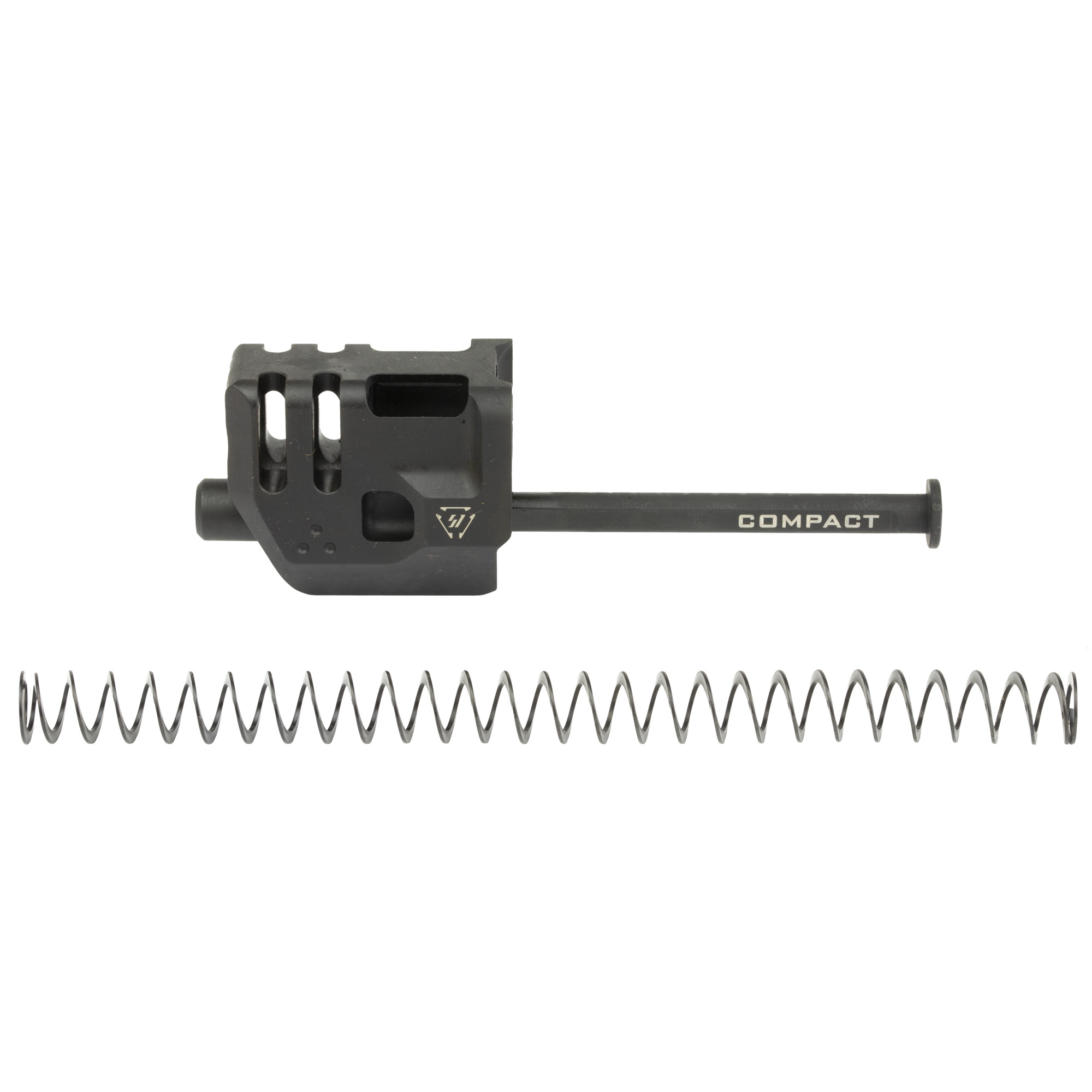 Strike Industries Mass Driver Compensator - Glock 19 Gen 4, 9mm, Guide Rod Mount, Black
