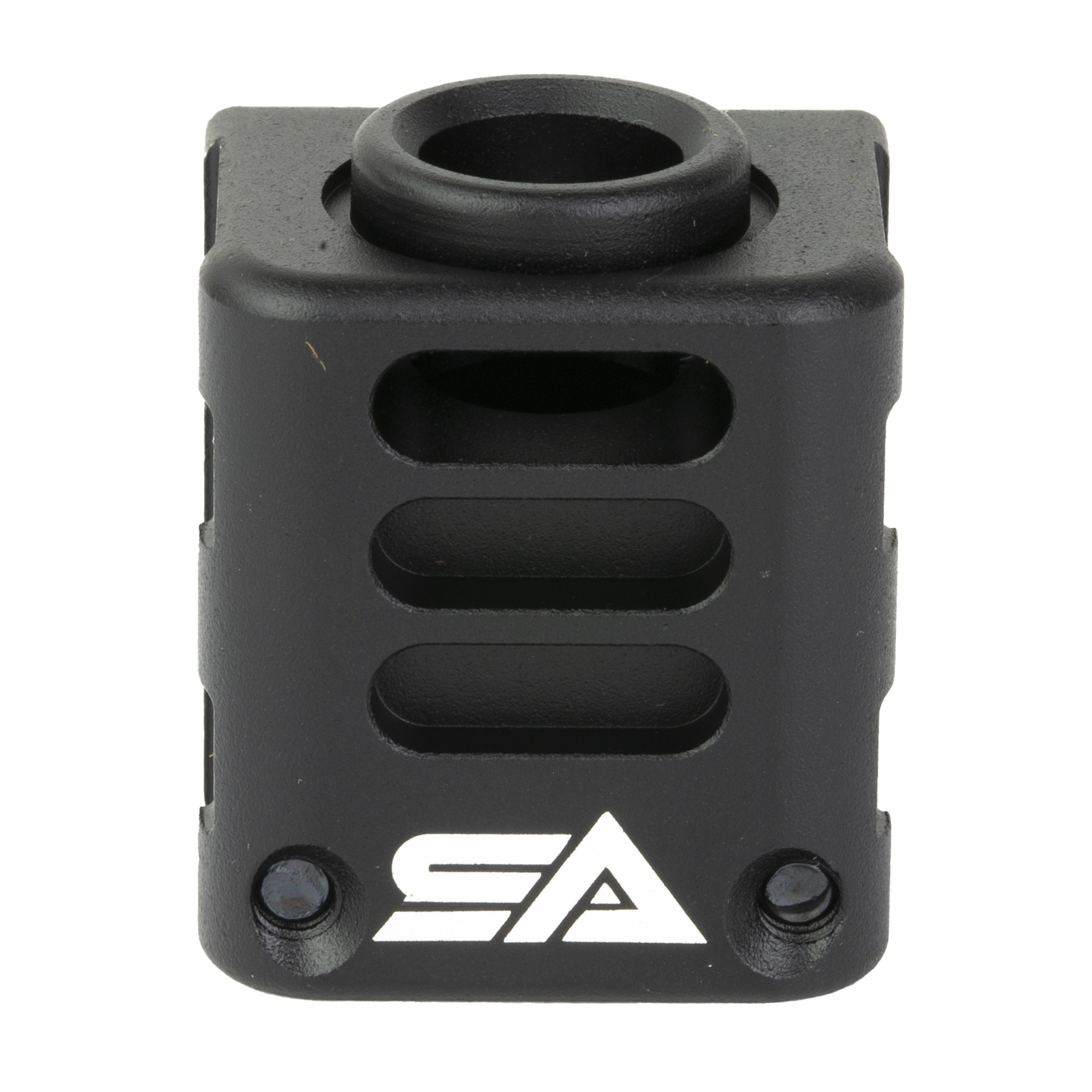 Sylvan Arms 9mm Compensator - Glock Style Slide Match, 1/2x28, Black