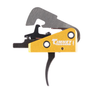 Timney AR-10 Competition 4 lb curved single-stage drop-in trigger for large-frame AR
