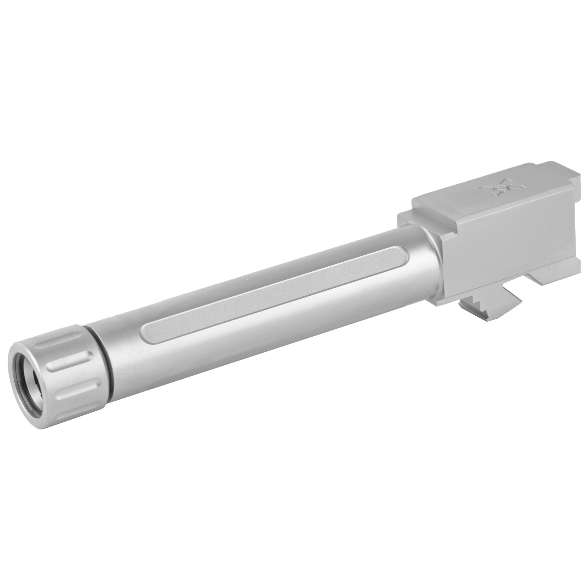 True Precision Threaded Barrel - Glock 19 Gen 1-5, 19X, 45, 9mm, 1/2x28, Stainless