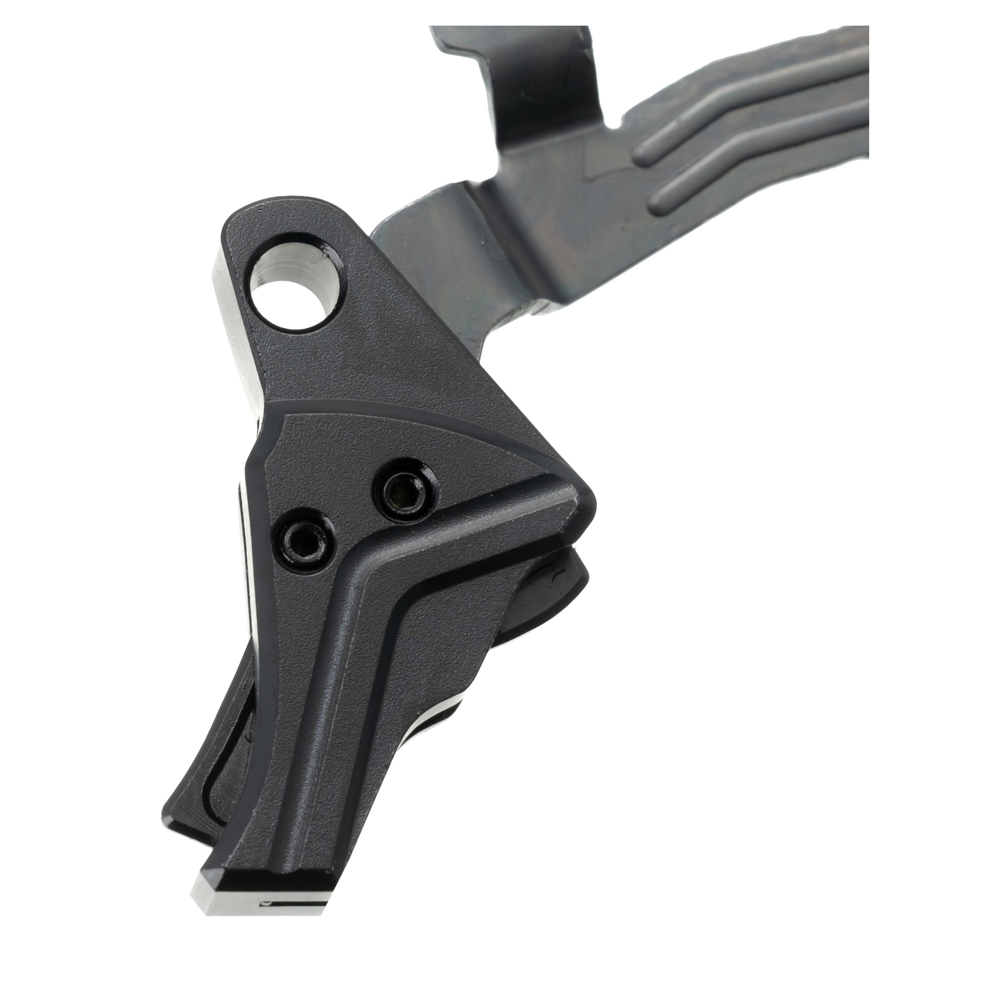Tyrant CNC I.T.T.S. Trigger with Trigger Bar - Glock Gen 3-4, Black Shoe, Black Safety