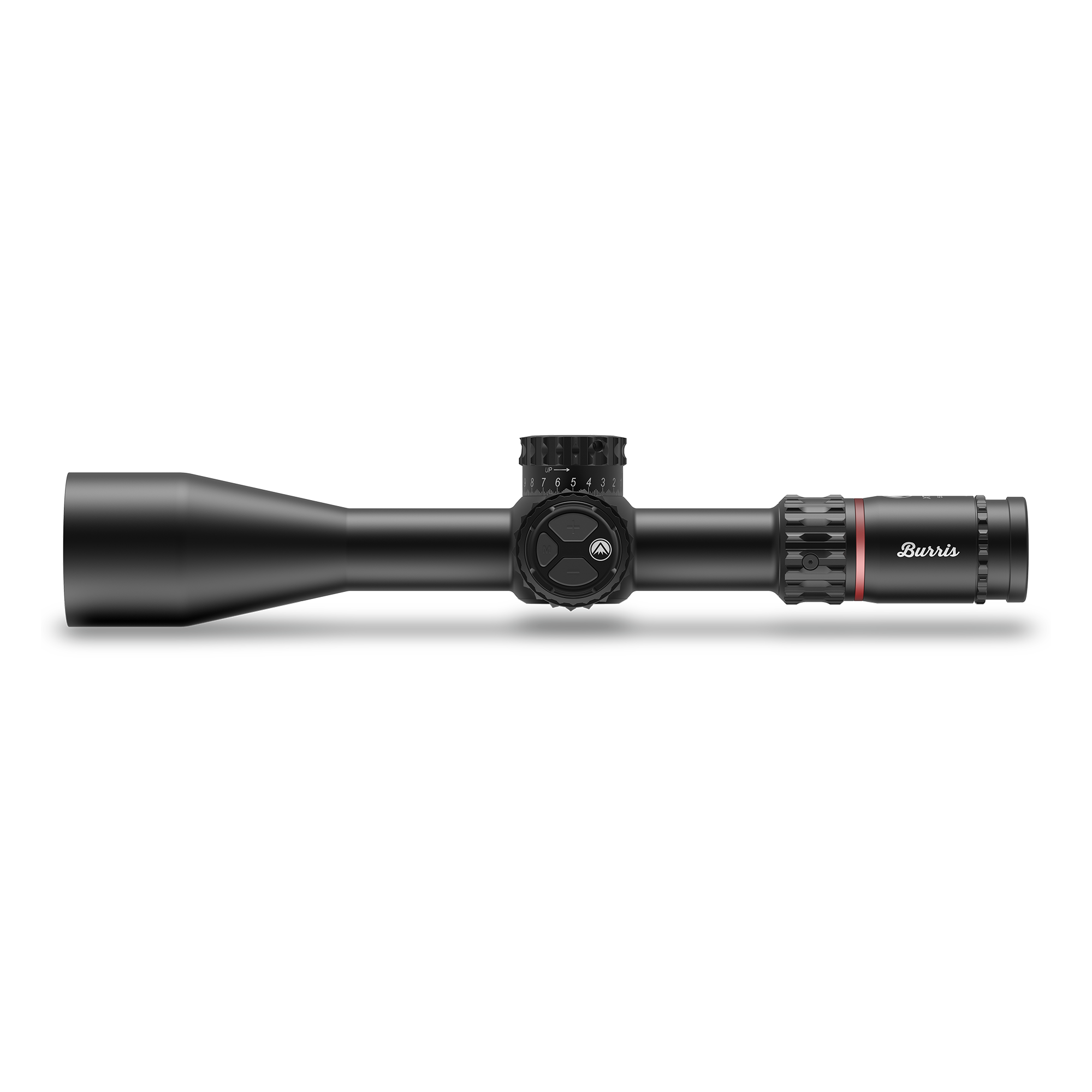 Burris XTR PS 5.5-30x56mm riflescope with PEK digital elevation turret, left profile (manufacturer photo)